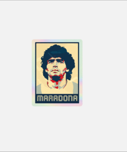 STICKER HOLO MARADONA