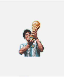 STICKER HOLO MARADONA COPA