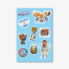 Plancha de stickers - Mascostas Mundial