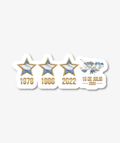 STICKER ESTRELLAS CON MALVINAS