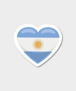 STICKER CORAZON ARG.