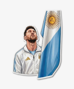STICKER MESSI HIMNO