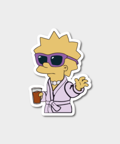 STICKER U29 - LISA CON LENTES